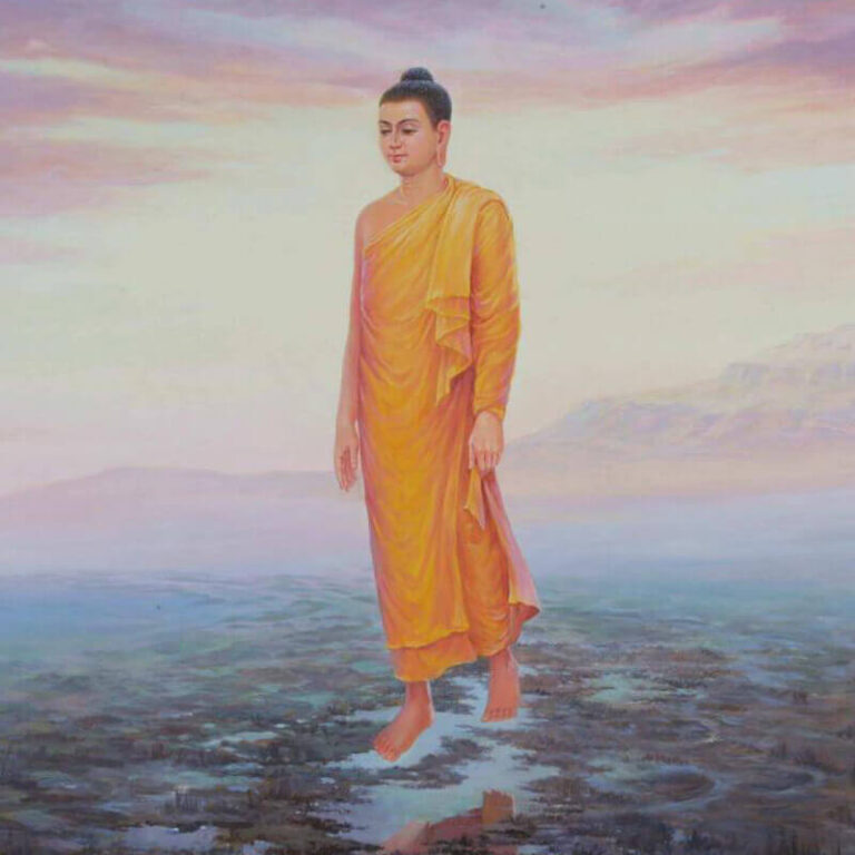 The Buddha arrives (Deepe Siwuhele)